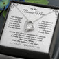 To My Bonus Mom - You Stepped into My Life - Forever Love Necklace - Mallard Moon Gift Shop