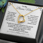 To My Bonus Mom - You Stepped into My Life - Forever Love Necklace - Mallard Moon Gift Shop