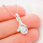 Bonus Sister CZ Pendant Necklace with Message Card Gift Box - Mallard Moon Gift Shop
