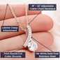 Gift for Niece CZ Pendant Necklace - Mallard Moon Gift Shop