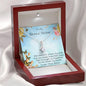 Bonus Sister CZ Pendant Necklace with Message Card Gift Box - Mallard Moon Gift Shop