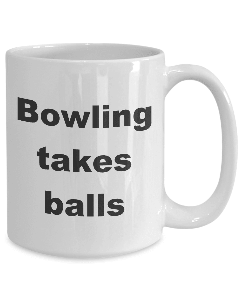 Bowling Funny Coffee Mug - Mallard Moon Gift Shop
