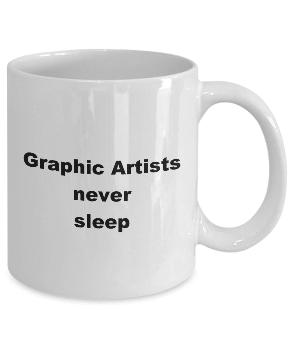 Graphic Artist Funny Coffee Mug - Mallard Moon Gift Shop