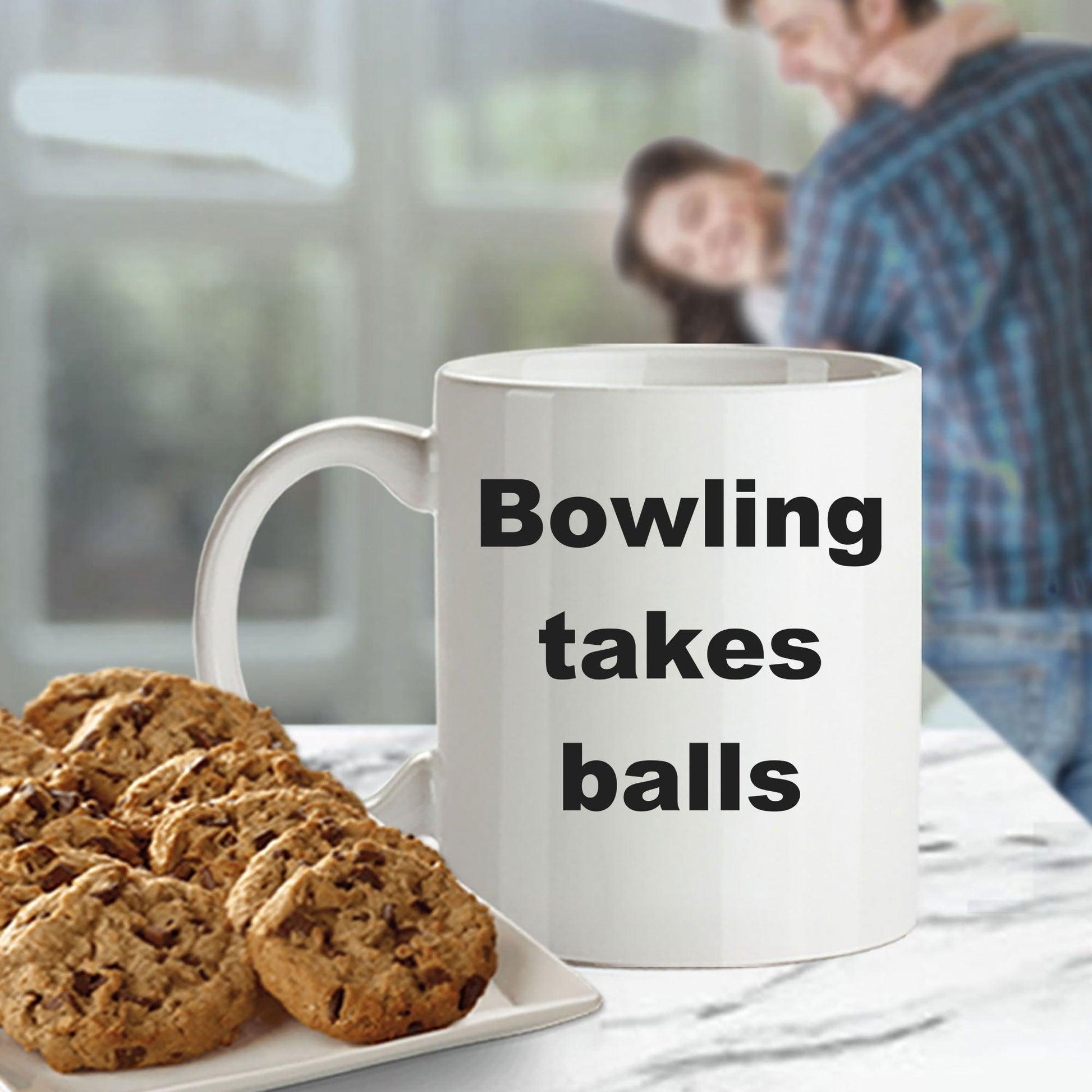 Bowling Funny Coffee Mug - Mallard Moon Gift Shop