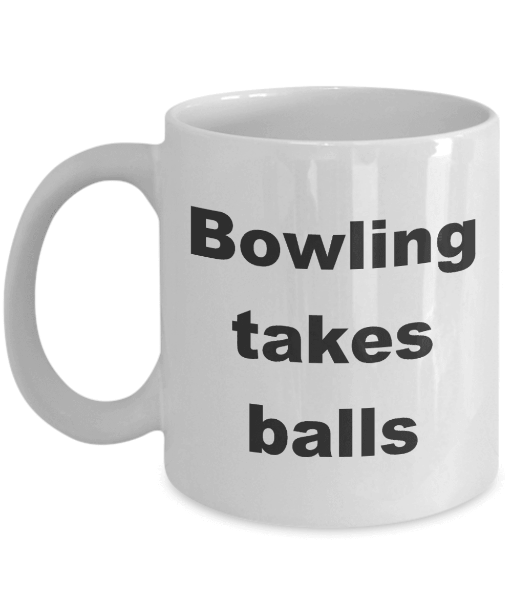 Bowling Funny Coffee Mug - Mallard Moon Gift Shop