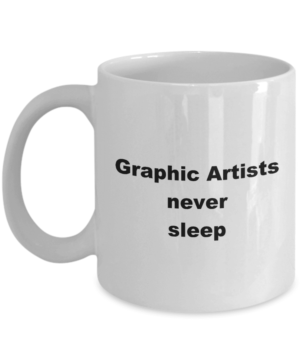Graphic Artist Funny Coffee Mug - Mallard Moon Gift Shop