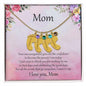 Gift for Mother Custom Baby Feet Birthstone Engraved Necklace - Mallard Moon Gift Shop