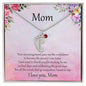 Gift for Mother Custom Baby Feet Birthstone Engraved Necklace - Mallard Moon Gift Shop