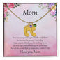 Gift for Mother Custom Baby Feet Birthstone Engraved Necklace - Mallard Moon Gift Shop