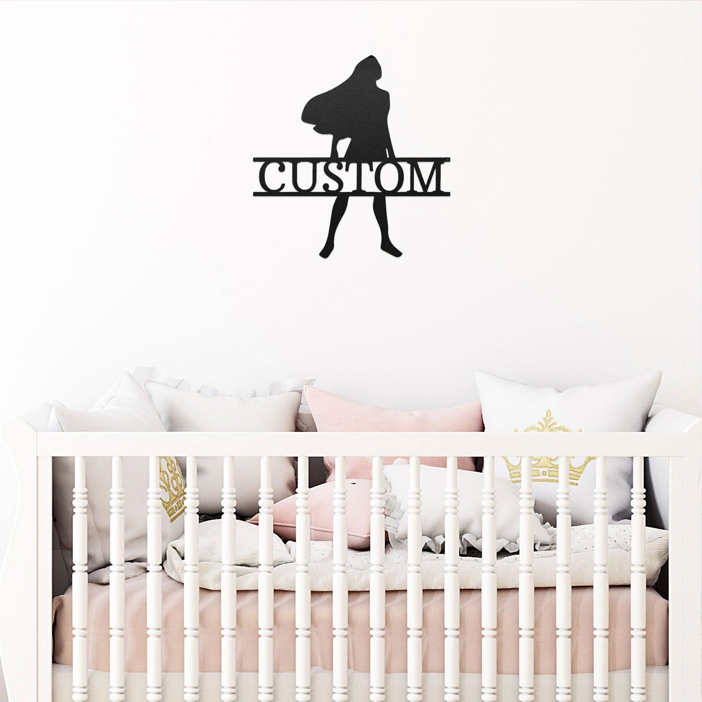 Princess Pocahontas Custom Name Metal Art Wall Sign - Mallard Moon Gift Shop