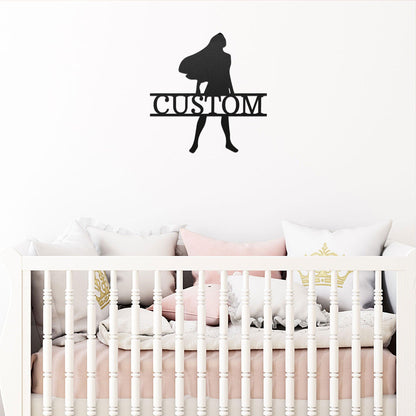 Princess Pocahontas Custom Name Metal Art Wall Sign - Mallard Moon Gift Shop