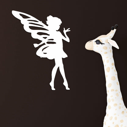 Fairy Pixie Metal Wall Sign - Mallard Moon Gift Shop