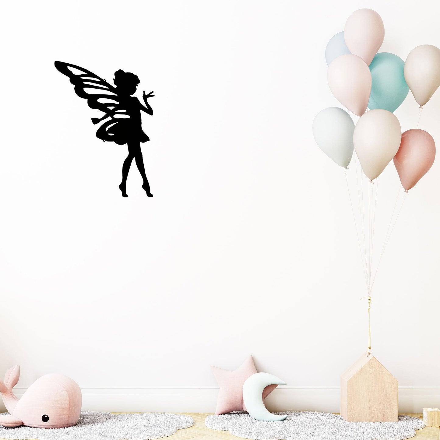 Fairy Pixie Metal Wall Sign - Mallard Moon Gift Shop