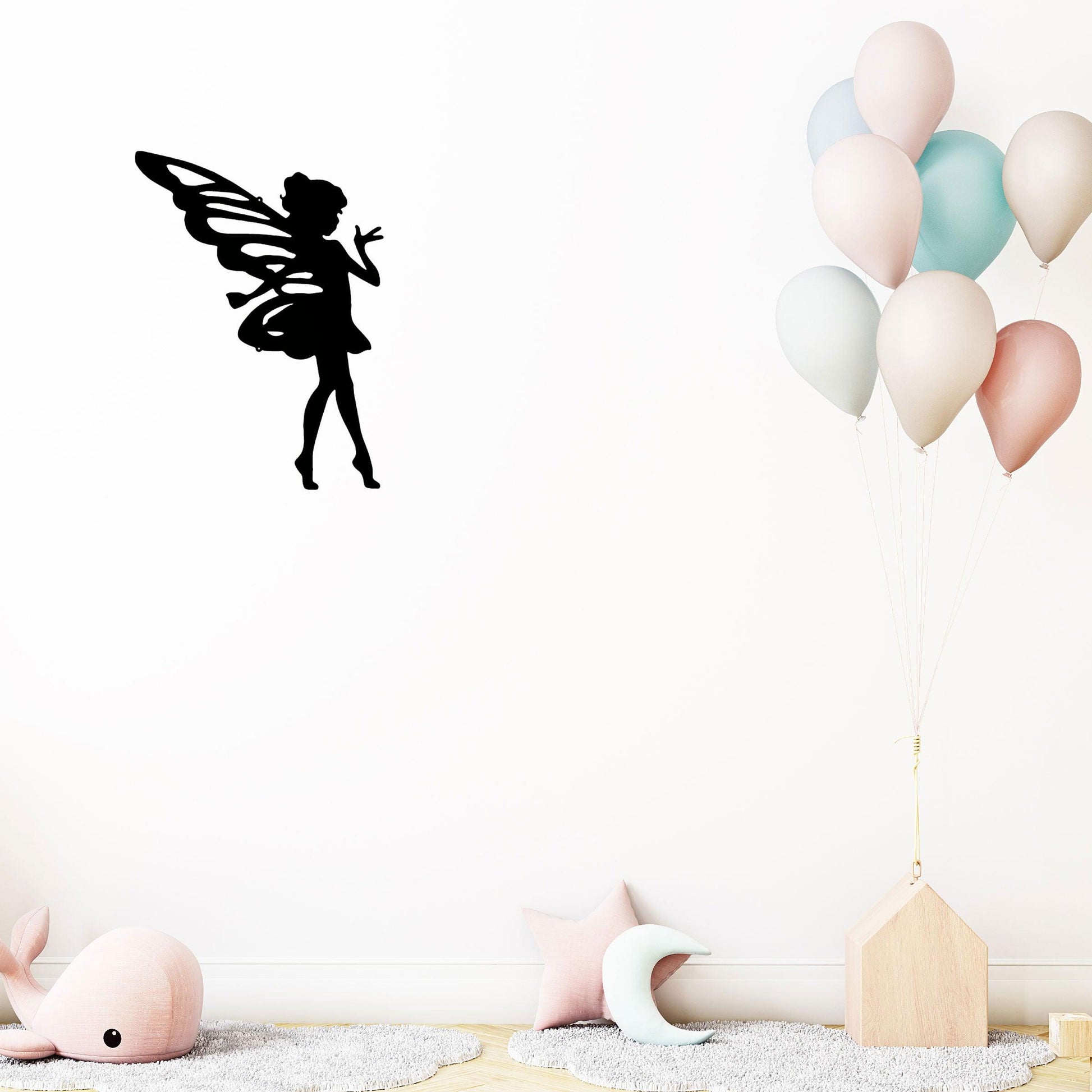 Fairy Pixie Metal Wall Sign - Mallard Moon Gift Shop