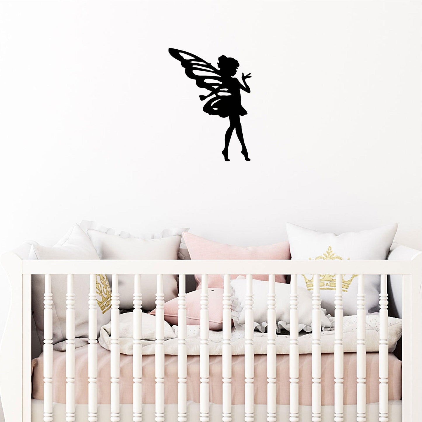 Fairy Pixie Metal Wall Sign - Mallard Moon Gift Shop