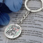 Love You Mom Engraved Circle Keychain - Mallard Moon Gift Shop
