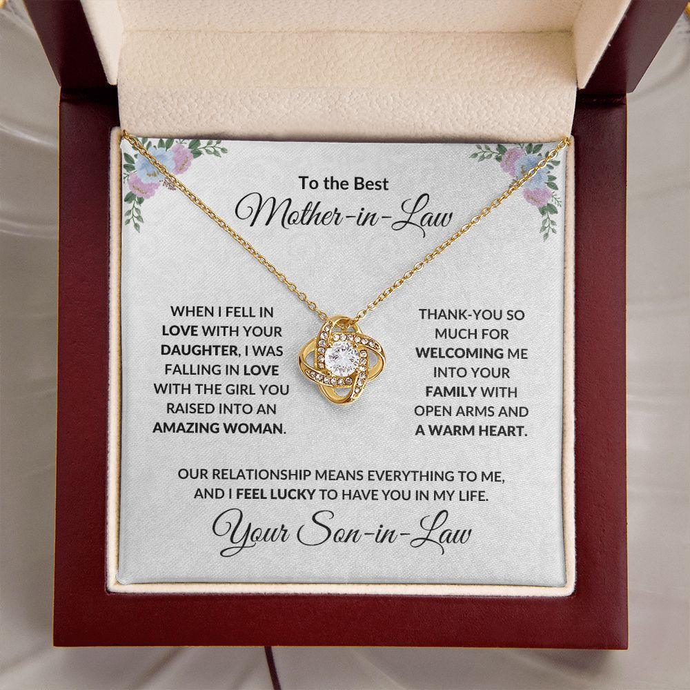 Mother-in-Law Gift Necklace from Son-in-Law - Mallard Moon Gift Shop