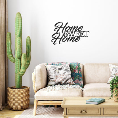 Home Sweet Home Indoor Outdoor Steel Wall Sign Art - Mallard Moon Gift Shop