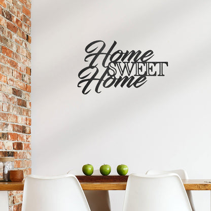 Home Sweet Home Indoor Outdoor Steel Wall Sign Art - Mallard Moon Gift Shop