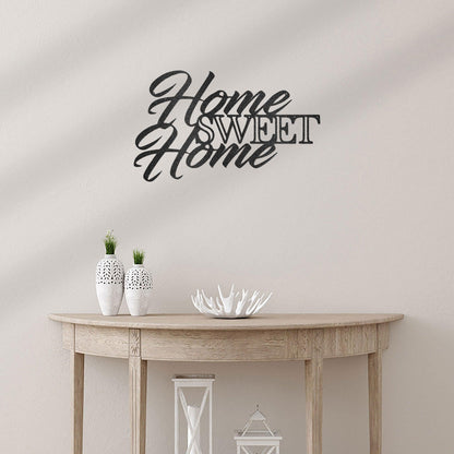 Home Sweet Home Indoor Outdoor Steel Wall Sign Art - Mallard Moon Gift Shop