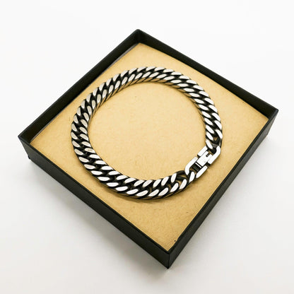 Remarkable General Manager Gifts, Your dedication and hard work, Inspirational Birthday Christmas Unique Cuban Link Chain Bracelet For General Manager, Coworkers, Men, Women, Friends - Mallard Moon Gift Shop