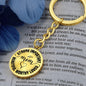 MOM Engraved Circle Keychain - Mallard Moon Gift Shop