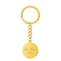 MOM Engraved Circle Keychain - Mallard Moon Gift Shop