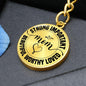 MOM Engraved Circle Keychain - Mallard Moon Gift Shop