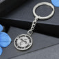 MOM Engraved Circle Keychain - Mallard Moon Gift Shop