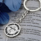 MOM Engraved Circle Keychain - Mallard Moon Gift Shop