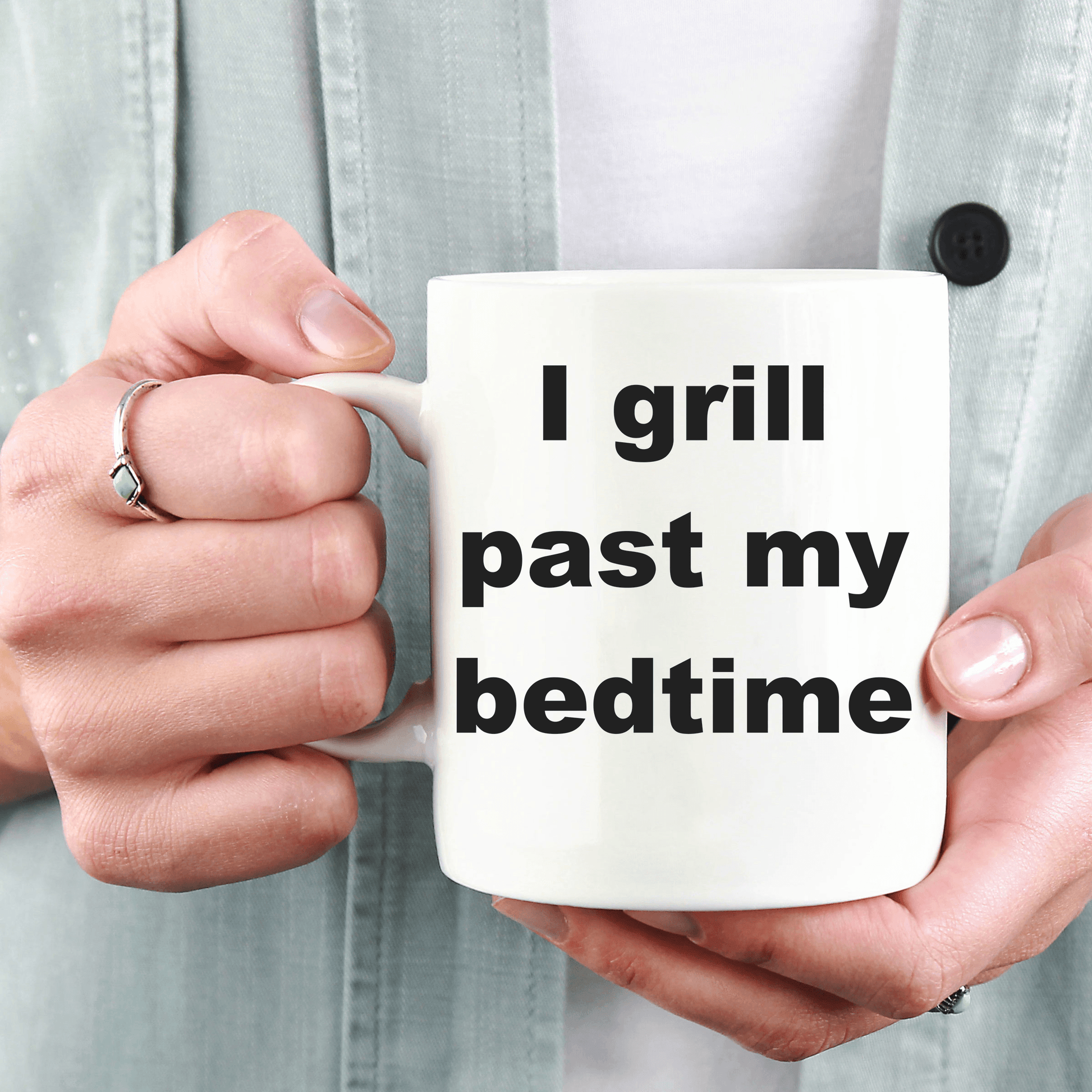 Funny BBQ Griller Ceramic Coffee Mug - Mallard Moon Gift Shop