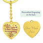 My Soulmate My Lover My Everything Heart Shaped Engraved Keychain - Mallard Moon Gift Shop