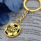 Soccer Mom Circle Engraved Keychain - Mallard Moon Gift Shop
