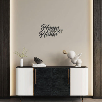 Home Sweet Home Indoor Outdoor Steel Wall Sign Art - Mallard Moon Gift Shop