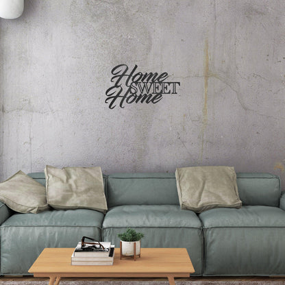 Home Sweet Home Indoor Outdoor Steel Wall Sign Art - Mallard Moon Gift Shop