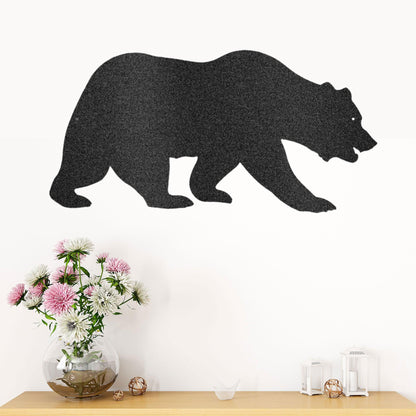 Grizzly Bear Steel Wall Sign - Mallard Moon Gift Shop