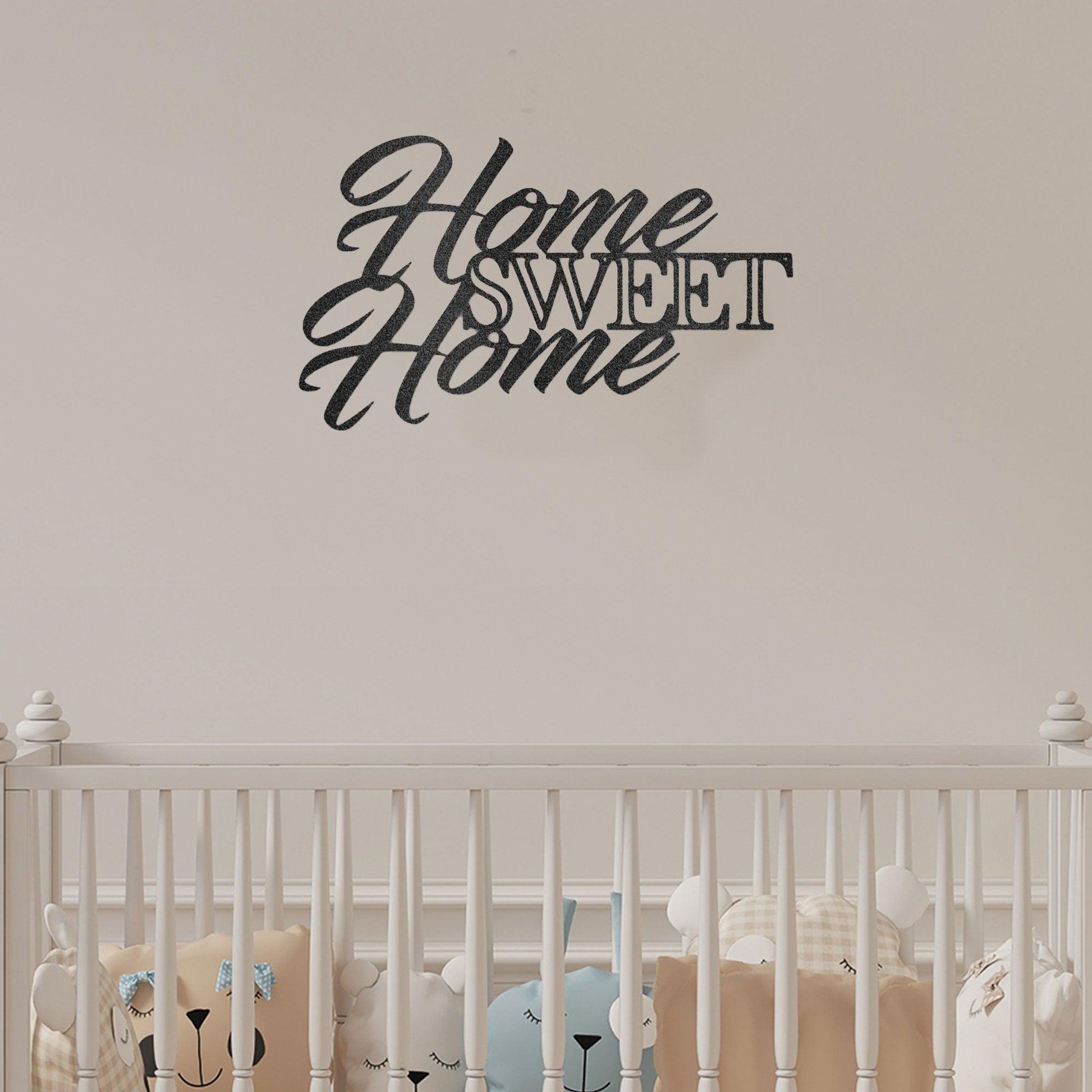 Home Sweet Home Indoor Outdoor Steel Wall Sign Art - Mallard Moon Gift Shop