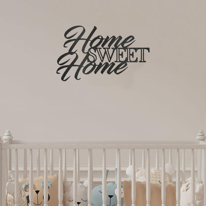 Home Sweet Home Indoor Outdoor Steel Wall Sign Art - Mallard Moon Gift Shop