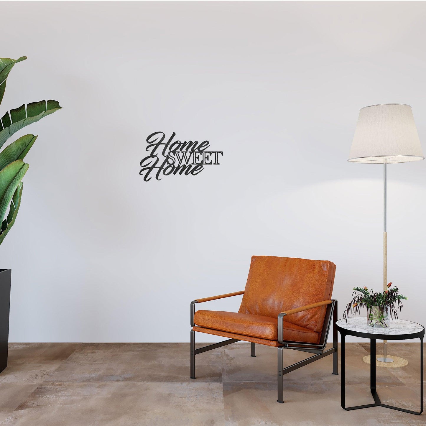 Home Sweet Home Indoor Outdoor Steel Wall Sign Art - Mallard Moon Gift Shop