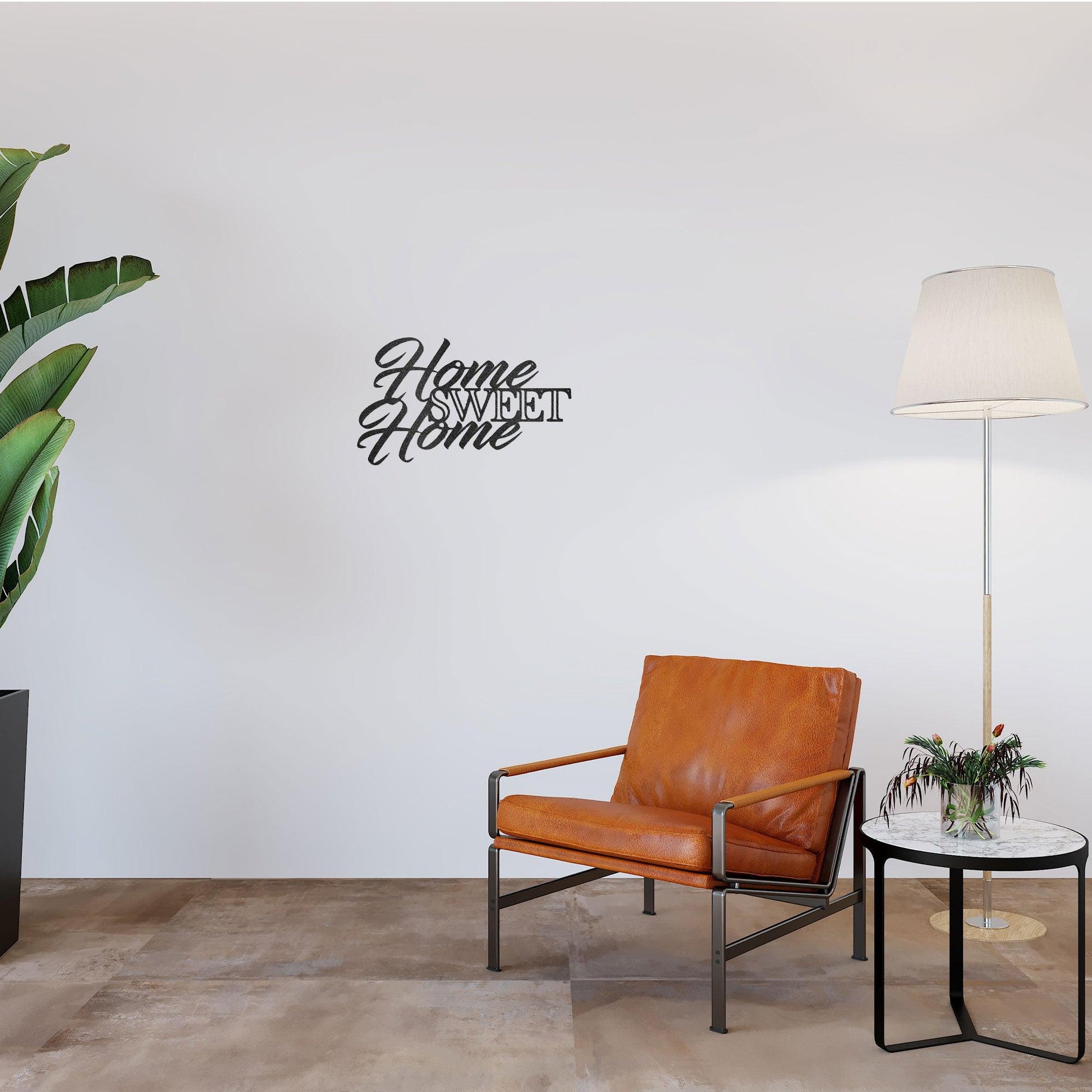 Home Sweet Home Indoor Outdoor Steel Wall Sign Art - Mallard Moon Gift Shop