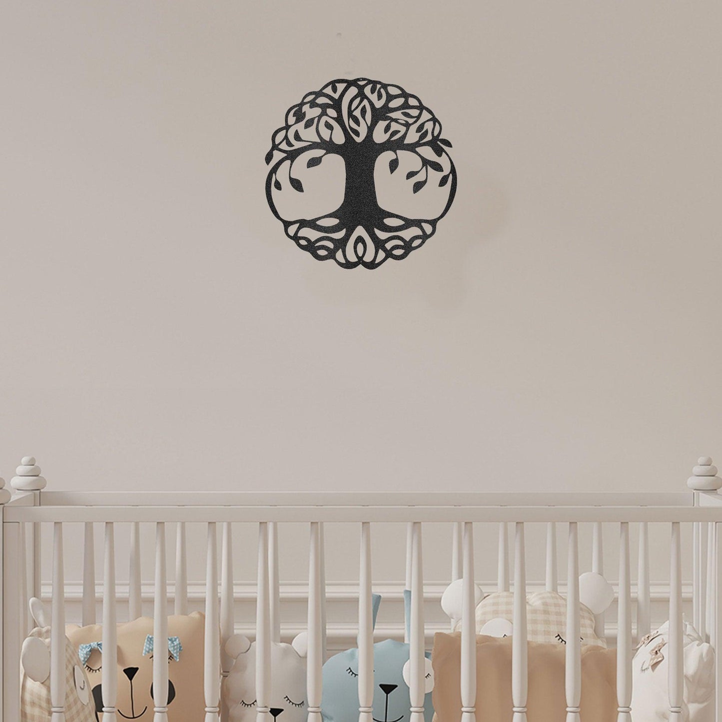 Classic Tree of Life Indoor Outdoor Steel Wall Sign - Mallard Moon Gift Shop