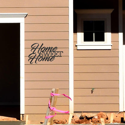 Home Sweet Home Indoor Outdoor Steel Wall Sign Art - Mallard Moon Gift Shop