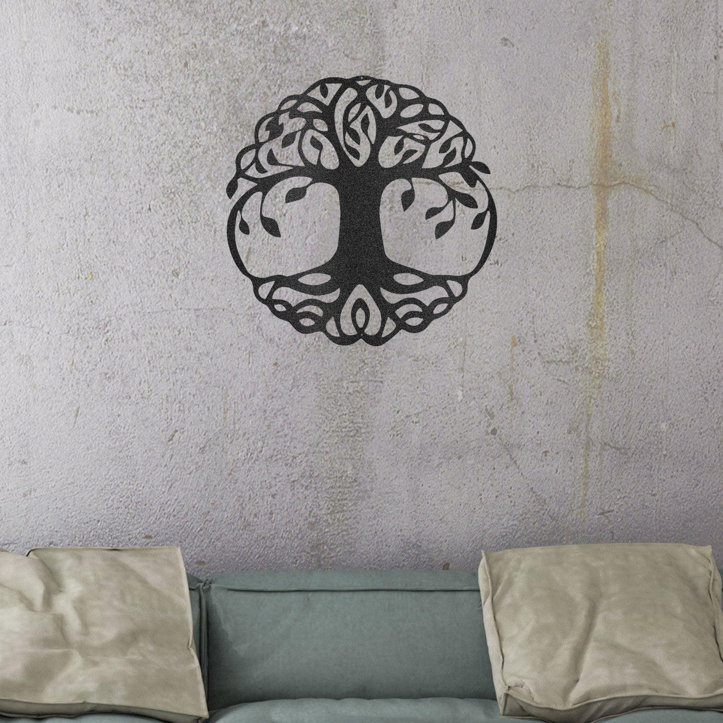 Classic Tree of Life Indoor Outdoor Steel Wall Sign - Mallard Moon Gift Shop