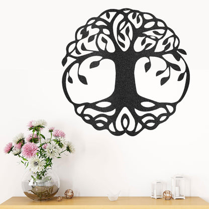 Classic Tree of Life Indoor Outdoor Steel Wall Sign - Mallard Moon Gift Shop