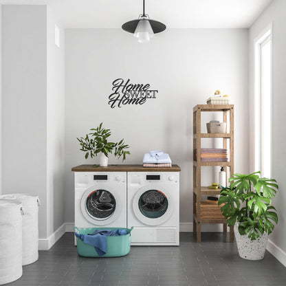 Home Sweet Home Indoor Outdoor Steel Wall Sign Art - Mallard Moon Gift Shop